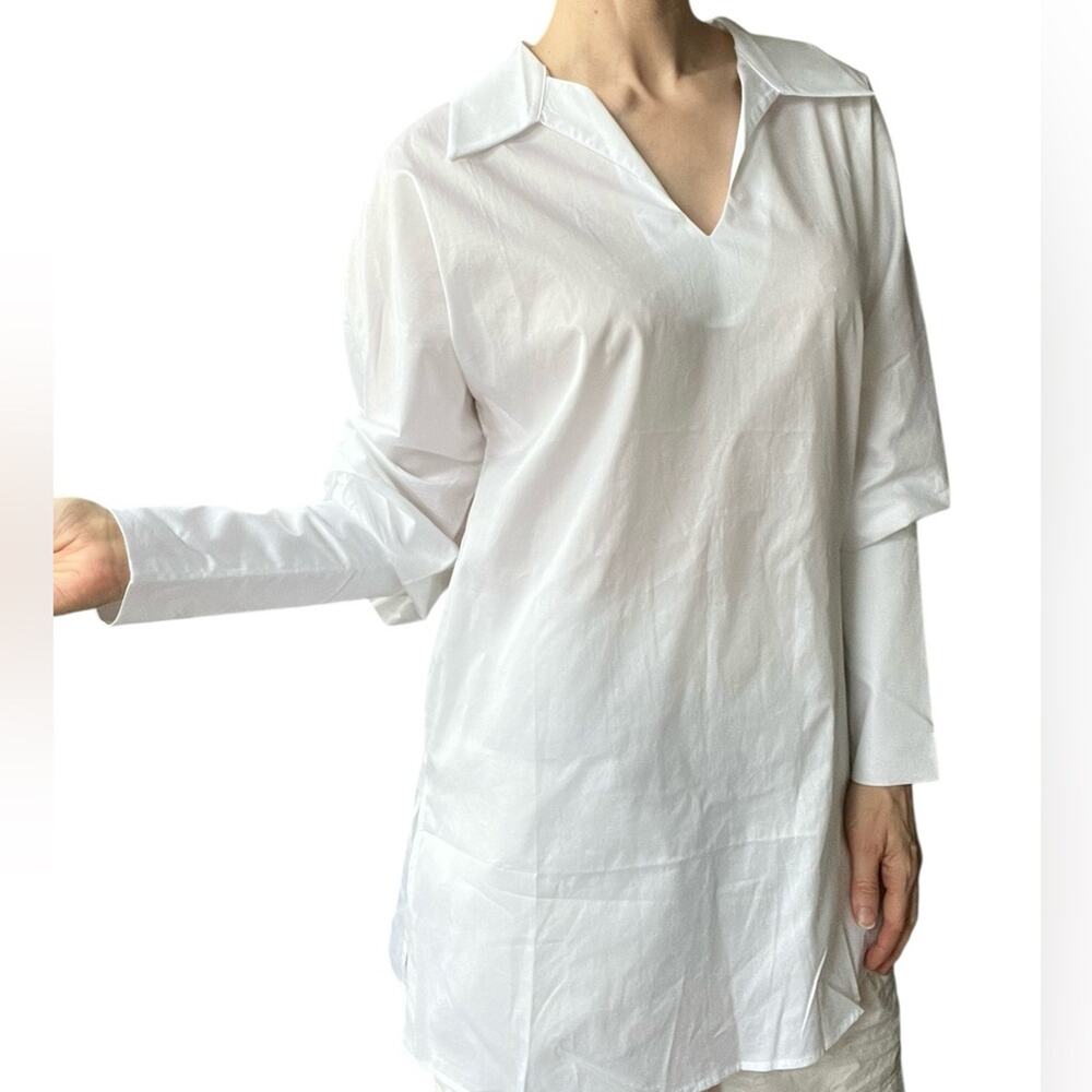 Harshman Dylan tunic NWT white cotton XS
